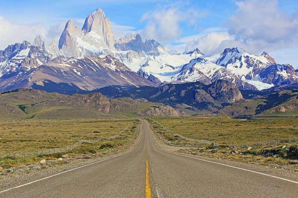 Cerro Torre and Fitz Roy, Route 23, El Chalten, Patagonia Argentina